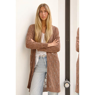 CHAQUETA CALADA CHOCOLATE