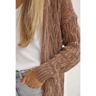 CHAQUETA CALADA CHOCOLATE