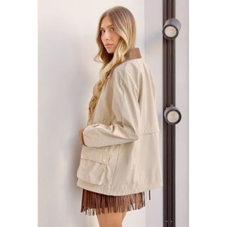 CHAQUETA CUELLO PANA