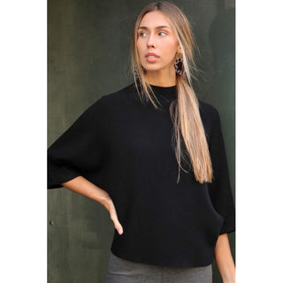 JERSEY CUELLO CHIMENEA NEGRO