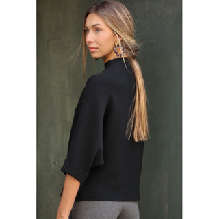 JERSEY CUELLO CHIMENEA NEGRO