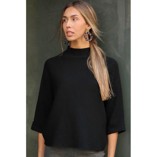 JERSEY CUELLO CHIMENEA NEGRO