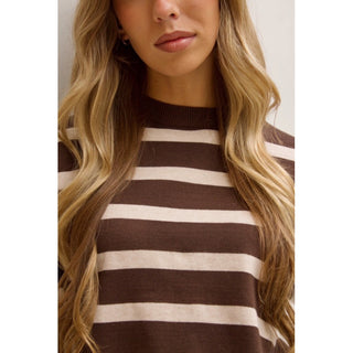 JERSEY DE RAYAS CHOCOLATE