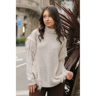 JERSEY FLECOS BEIGE