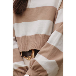 JERSEY NAVY CROPPED CAMEL