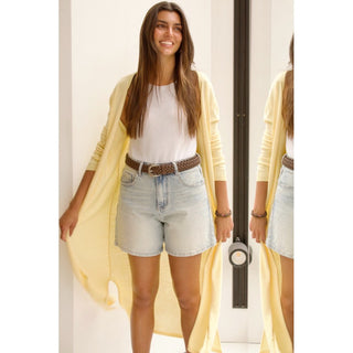 MAXI CHAQUETA AMARILLA