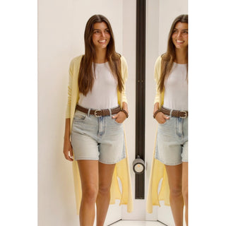 MAXI CHAQUETA AMARILLA