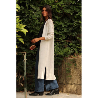 MAXI CHAQUETA GRIS