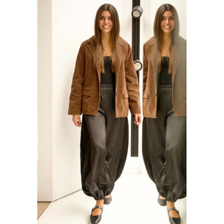 PANTALÓN BOMBACHO DE RASO