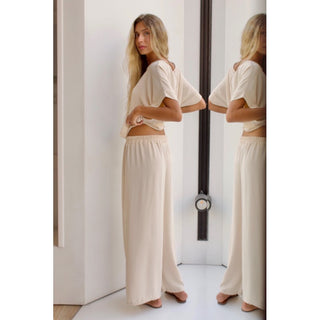 PANTALÓN CRUDO GOMA CINTURA