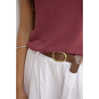 PANTALÓN DE ALGODÓN CON CINTURÓN