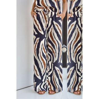 PANTALÓN ESTAMPADO GOMA CINTURA