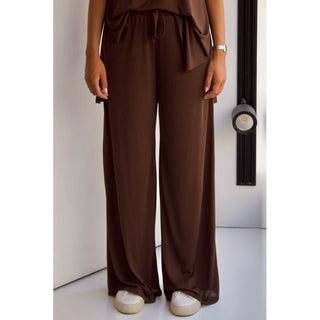 PANTALÓN FLUIDO CHOCOLATE