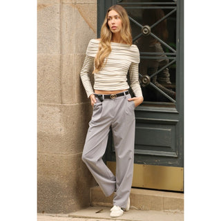 PANTALÓN PALAZZO GRIS PLOMO