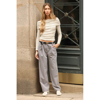 PANTALÓN PALAZZO GRIS PLOMO