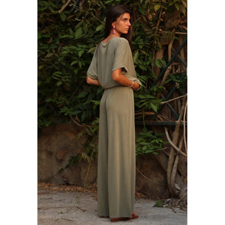 PANTALÓN PUNTO DE SEDA KHAKI