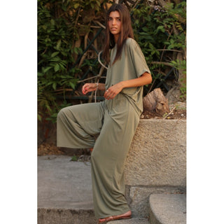 PANTALÓN PUNTO DE SEDA KHAKI