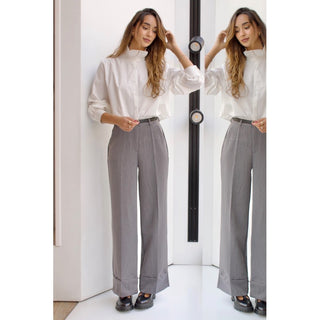 PANTALÓN SASTRE GRIS