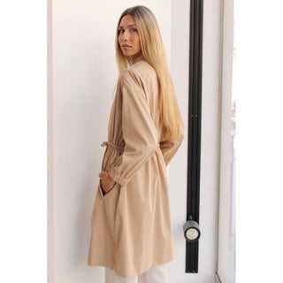 PARKA ARENA FRUNCE CINTURA