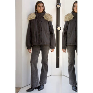 PUFFER CAPUCHA PELO EXTRAÍBLE