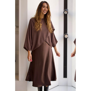 SET CAPA DE PUNTO + VESTIDO