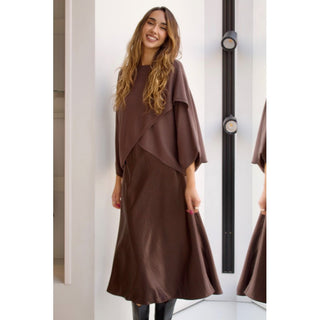 SET CAPA DE PUNTO + VESTIDO