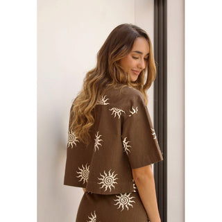 SOBRECAMISA DENIM ESTAMPADA