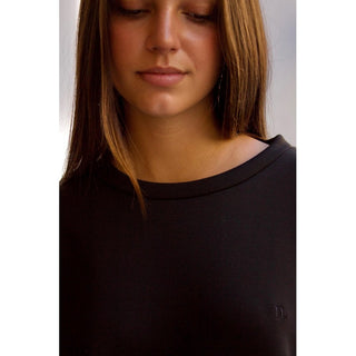 SUDADERA NEGRA N BORDADA