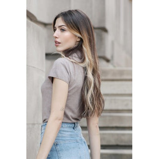 TOP DE PUNTO TOPO MANGA CORTA