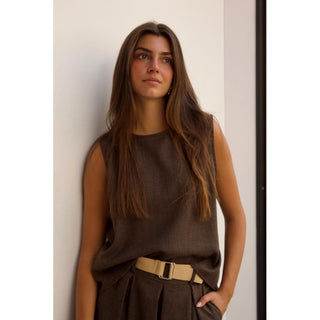 TOP RÚSTICO COLOR TOPO