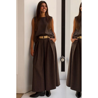 TOP RÚSTICO COLOR TOPO