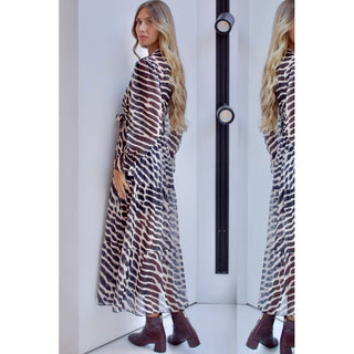VESTIDO CAMISERO ANIMAL PRINT