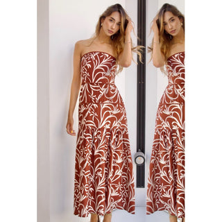 VESTIDO CANDELA TEJA