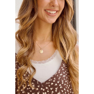 VESTIDO CHOCOLATE FLORAL PRINT