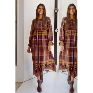 VESTIDO DE CUADROS NIDO DE ABEJA