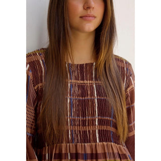 VESTIDO DE CUADROS NIDO DE ABEJA