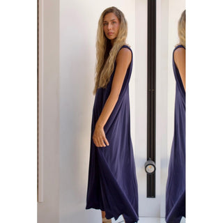 VESTIDO FLUIDO BLUE NAVY