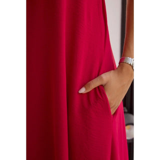 VESTIDO FRESA TIRANTES