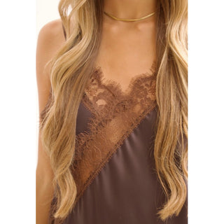 VESTIDO LENCERO BERENJENA