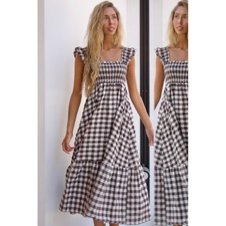 VESTIDO NIDO DE ABEJA VICHY