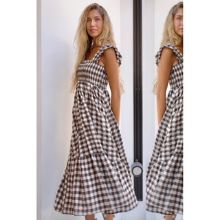 VESTIDO NIDO DE ABEJA VICHY