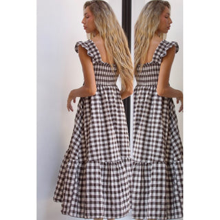 VESTIDO NIDO DE ABEJA VICHY